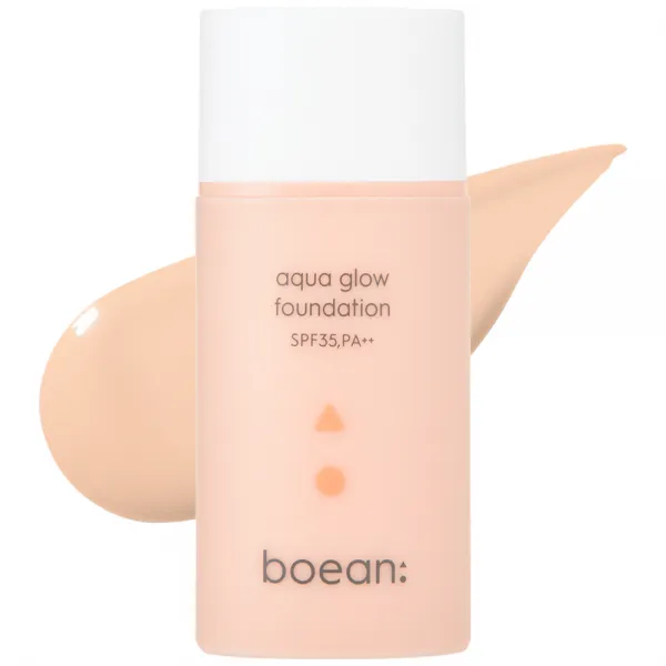 보얀 아쿠아 글로우 파운데이션 35ml Spf35 Pa++ N02 포슬린 1개