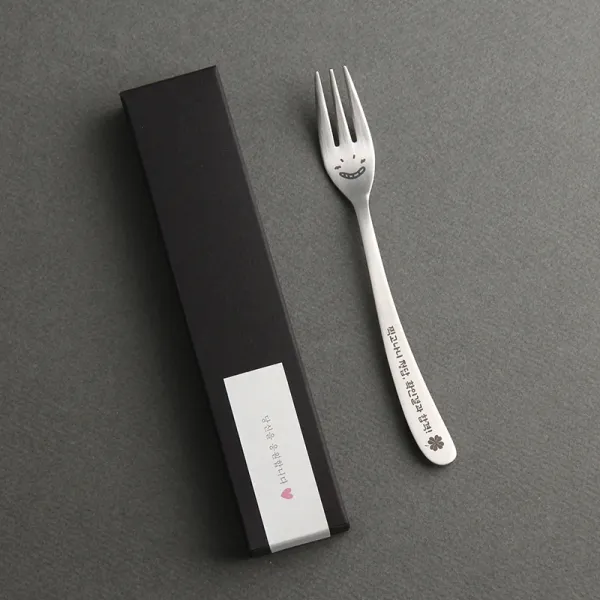 인스푼 찍고나니 정답 합격 포크 3p + 스티커 3p 막내 1세트