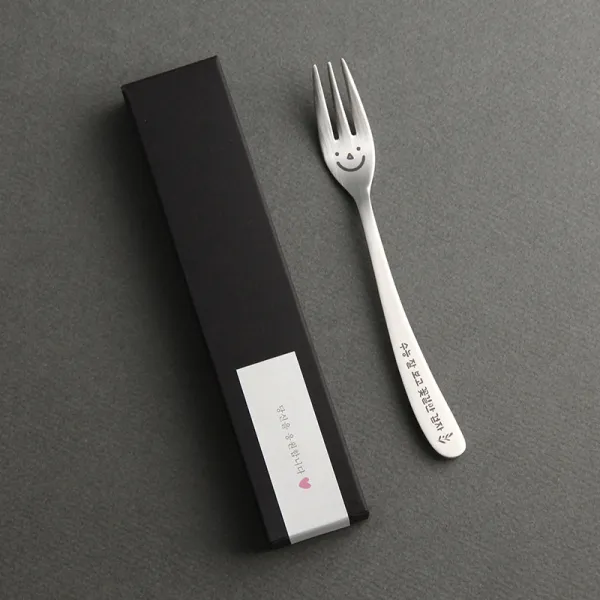 인스푼 수능 잘 보고 꽃길만 포크 3p + 스티커 3p 맏이 1세트