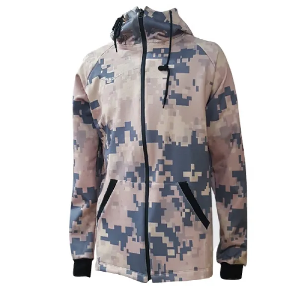 듀스피싱 겨울 바다 낚시 3레이어 윈드 스토퍼 방한 후드 자켓 Wd 07 혼합색상