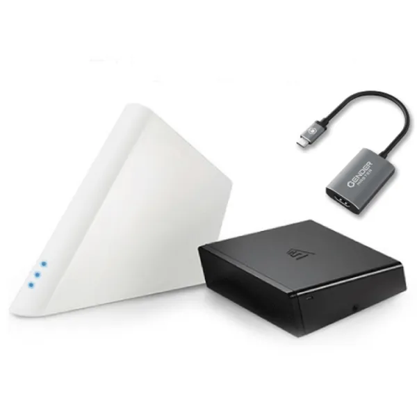 HDMI 무선 영상 무선송수신기 V-JETn + 프리미엄 컨버터 GM-102, 송수신기(V-JETn), 컨버터(GM-102)