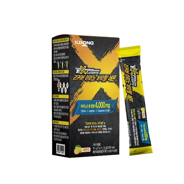 일동생활건강 리커버 아미노 바이탈 Bcaa 단백질 보충 전해질 워터 레몬 7g X 10p 1개