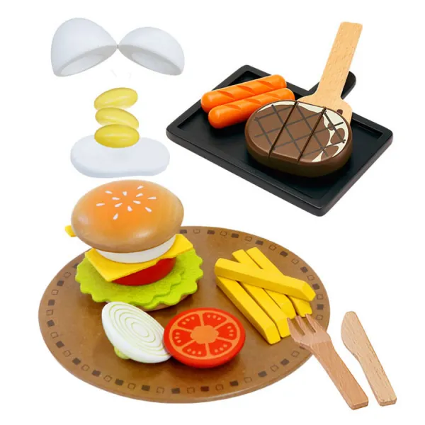 우디푸디 양식 레스토랑 주방놀이 세트 G05 1173 혼합색상