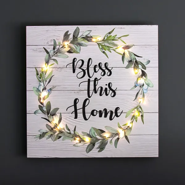 보뗄르 우드 Led 무드등 조명액자 화이트