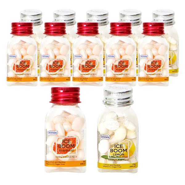 Dosfarm 아이스붐 캔디 레몬향 22g X 6p + 자몽향 22g X 6p 세트 1세트