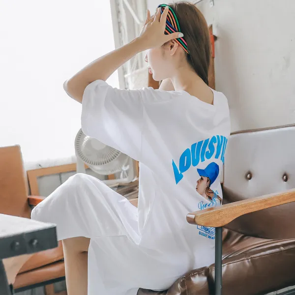 여성용 루이빌 페이스 원피스 잠옷