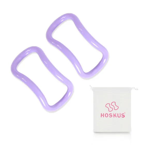 호스커스 요가링 하드형 2p + 파우치 퍼플