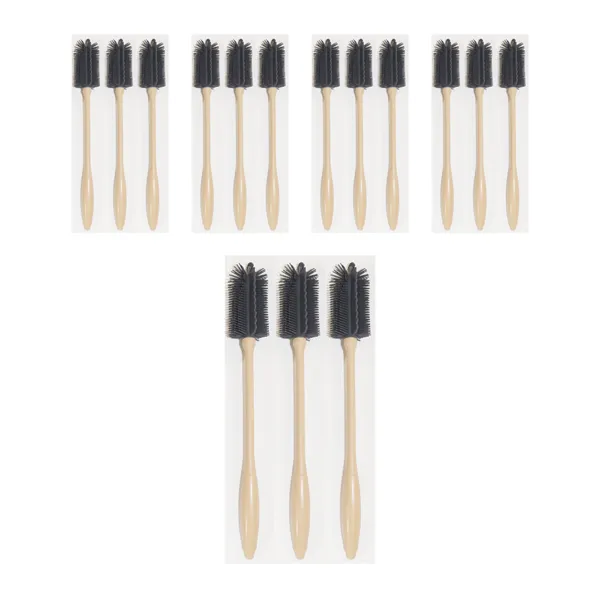 실리콘 텀블러 젖병 세척솔 3p 그레이 5개