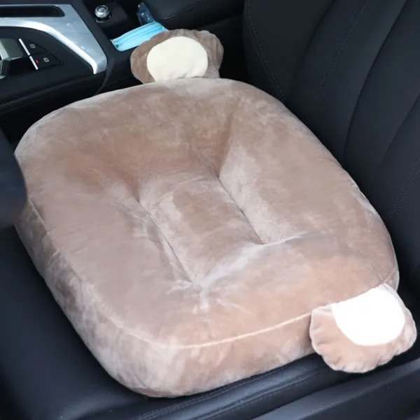 더자카 귀요미 다용도 쿠션방석 브라운