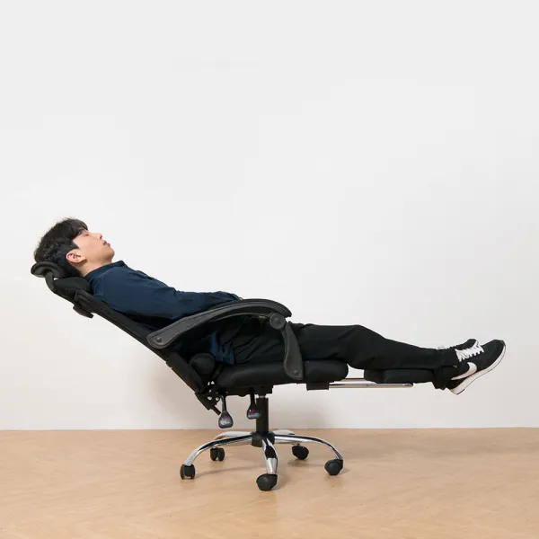 리클라이닝 무중력 구름 의자 블랙