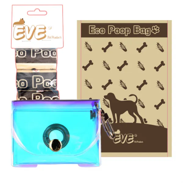 이브스토어 홀로그램 풉백 파우치 + 봉투 60p 투명 1세트