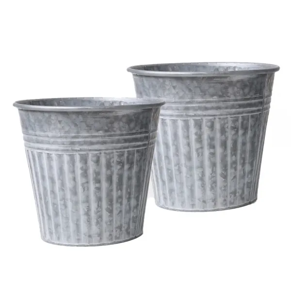 실버 양철 빈티지 바스켓 S 단일색상 2개