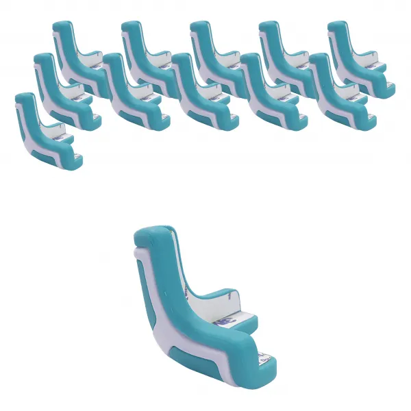 블럭마트 모던 충돌방지 모서리보호대 블루 12개