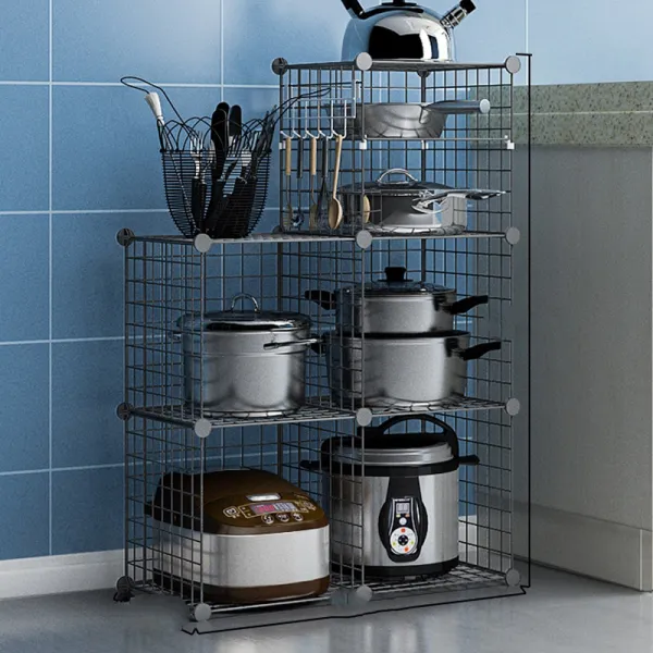 가팡 다용도 주방 선반 8단 K 블랙