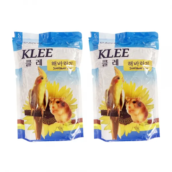 핑퐁 클레 해바라기씨 앵무새 햄스터 다람쥐 기니피그 사료 550g 2개