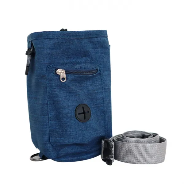 딩동펫 반려동물 스트링 훈련 트릿백 + 허리벨트 네이비 1세트