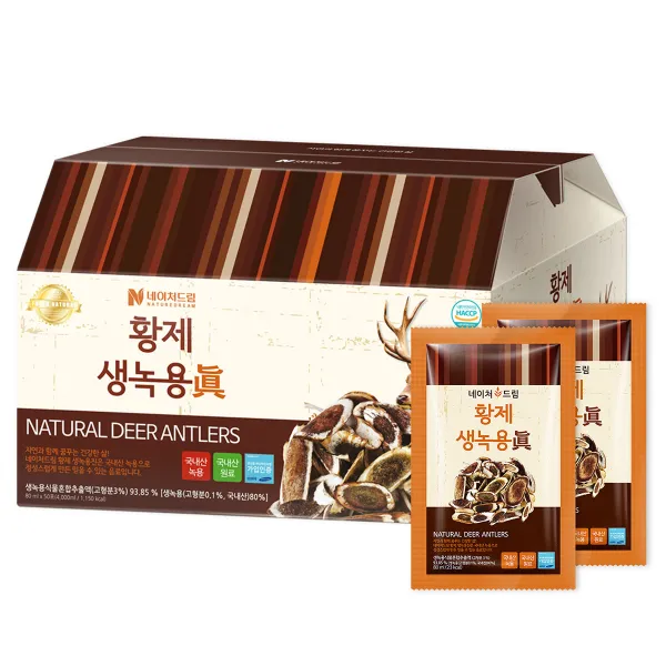 네이처드림 황제 생녹용진 건강즙, 80ml, 50개