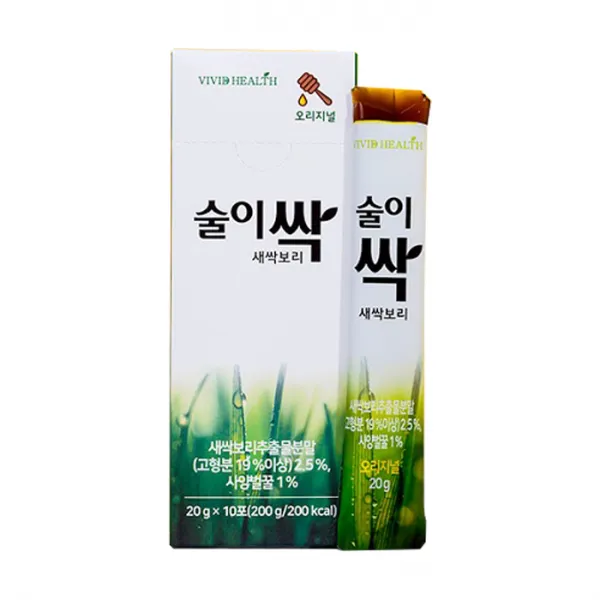 비비드헬스 술이싹 새싹보리 오리지널 숙취해소제 꿀맛, 20g, 10개