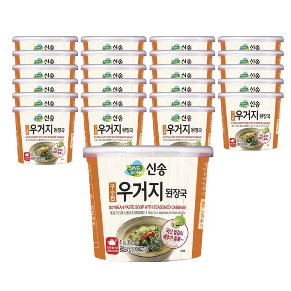신송 구수한 우거지 된장국 10g 24개