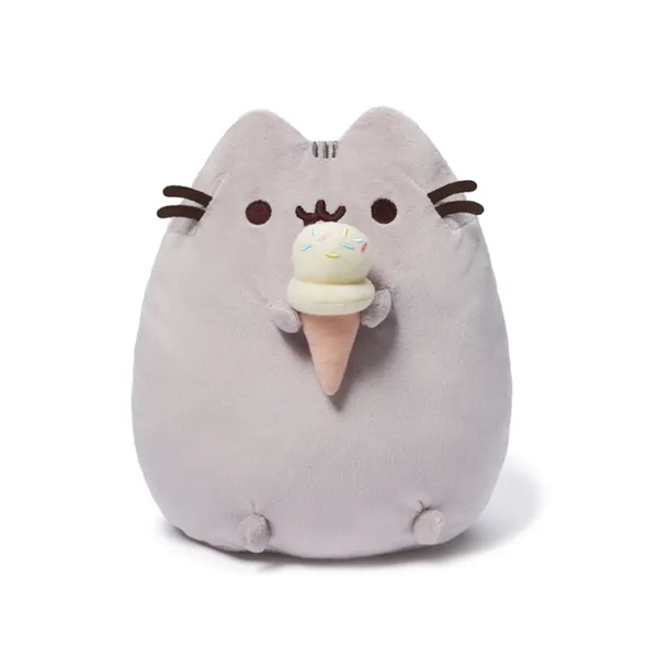 매직캐슬 푸쉰 고양이 아이스크림콘 인형, 24cm