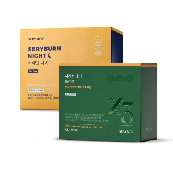 세리박스 세리번 데이 트리플 97.16g + 세리번 나이트 28g x 2p, 1세트, 각1개월분