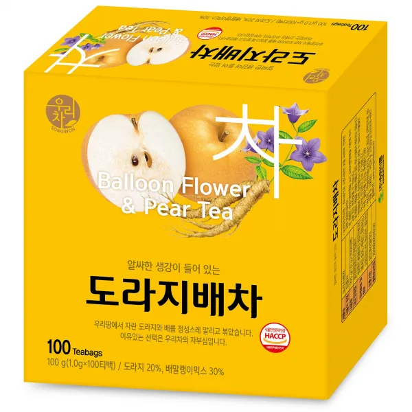 우리차 도라지배차, 1g, 100개
