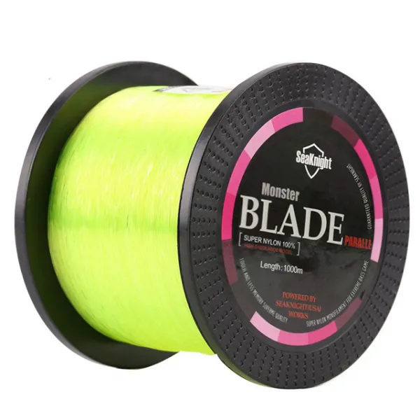 씨나이트 블레이드 모노라인 낚시줄 1000m 옐로우