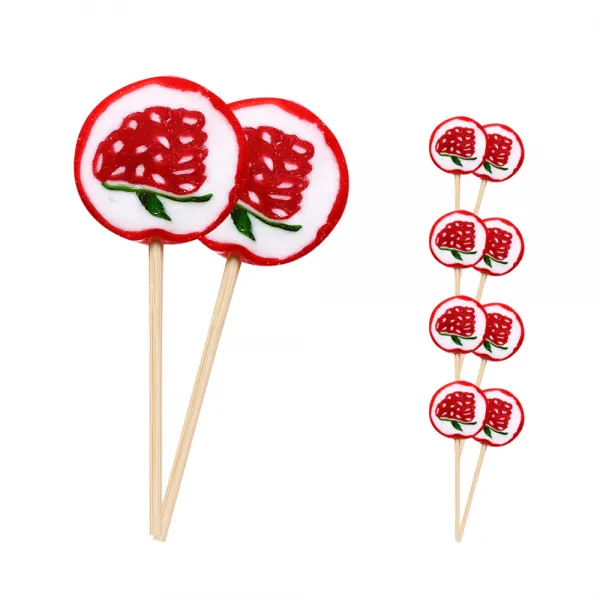 과일모양 막대사탕, 25g, 10개