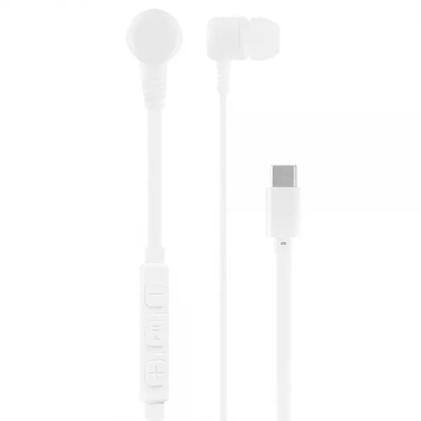 아이리버 C타입 유선 블루투스 이어폰, IWB-C20, 화이트