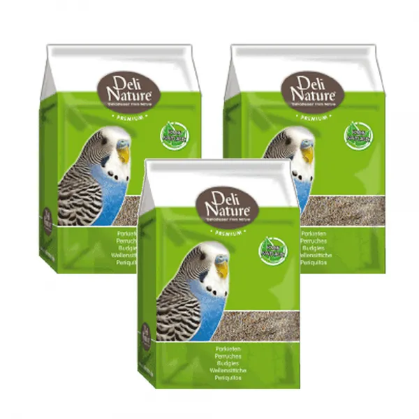 델리네이쳐 프리미엄 혼합 사랑앵무 사료 28221 1kg 3개