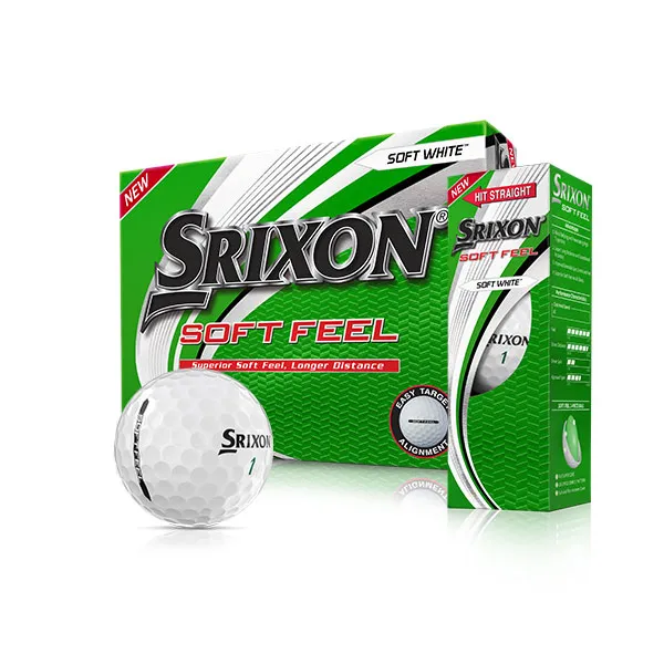 스릭슨 소프트필 골프공 2피스 43mm 12p 화이트 1개