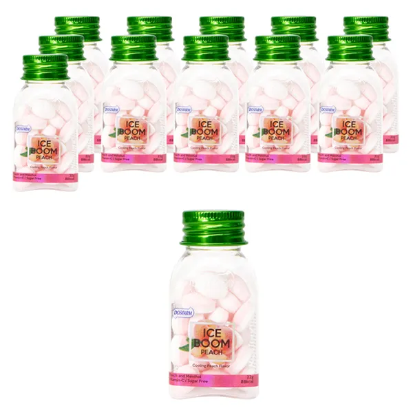 Do'sfarm 아이스붐 복숭아향캔디 22g 12개