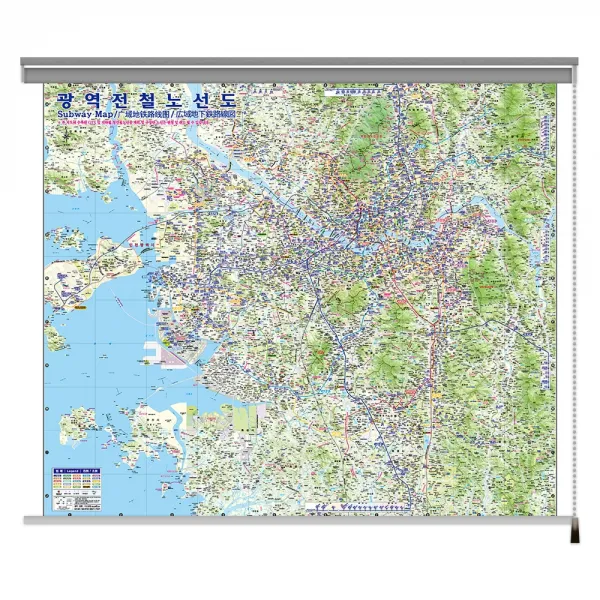 서울 수도권 광역 전철 노선도 롤스크린, 혼합색상