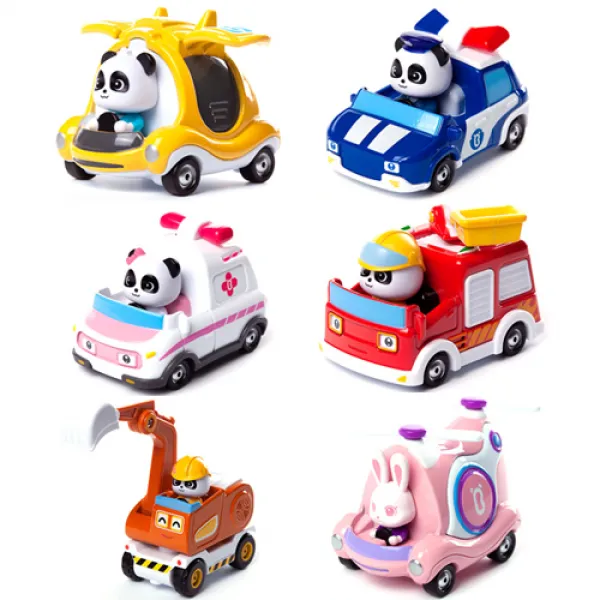 베이비버스 다이캐스팅 완구 6종 세트 혼합색상