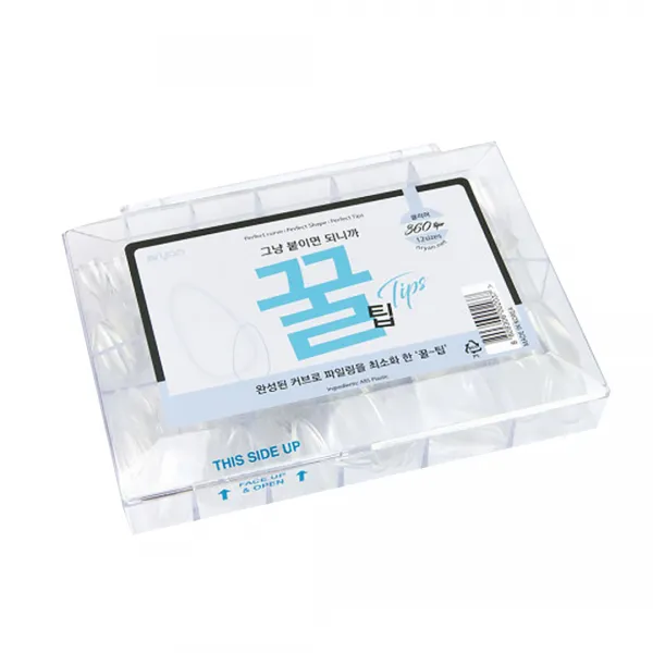 엔리안 꿀 네일팁 360p, 클리어, 1개