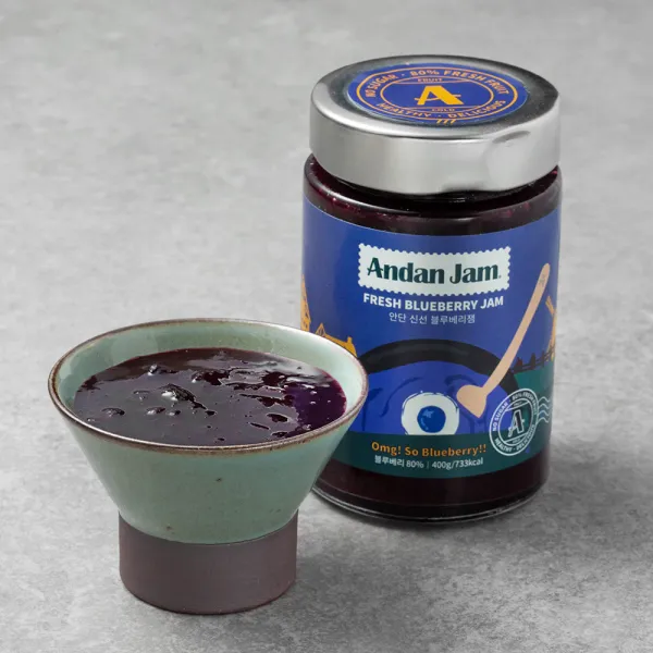 안단잼 신선 블루베리잼, 400g, 1개