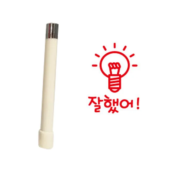 디자인아지트 밀키 롱 Large 잘했어 스탬프, 혼합색상, 빨강