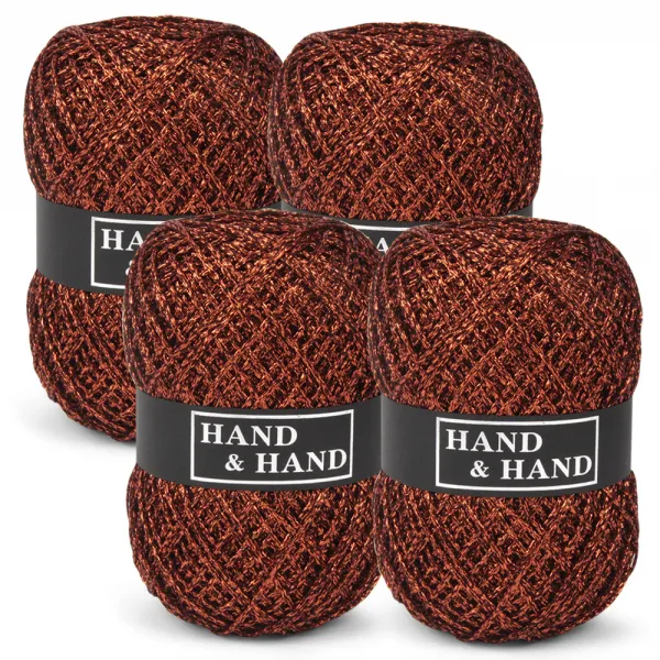 브랜드얀 덜 뜨개실 4p 15 오렌지브라운