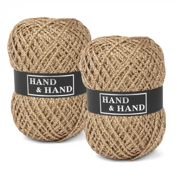 브랜드얀 덜 뜨개실 2p 03 골드 무광