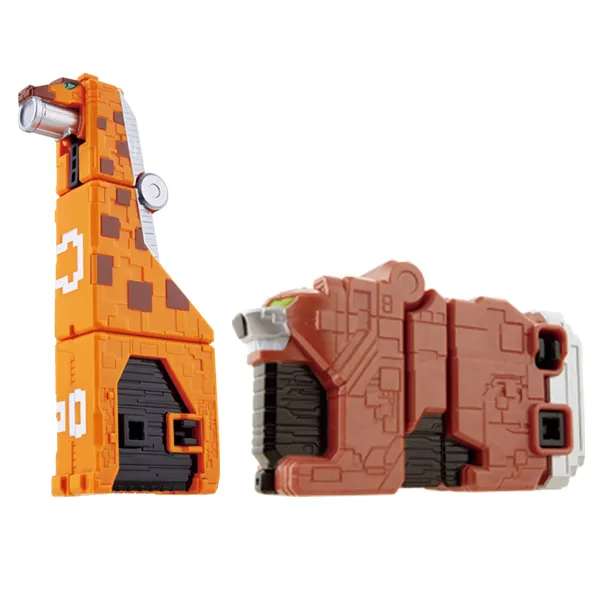 반다이남코 파워레인저 애니멀포스 큐브기린&큐브베어 로봇장난감 혼합색상