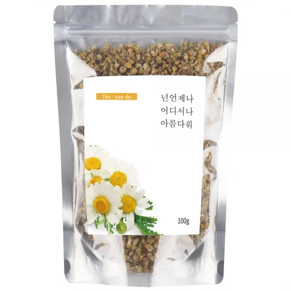 티내다 캐모마일차 원물 리필팩, 100g, 1개
