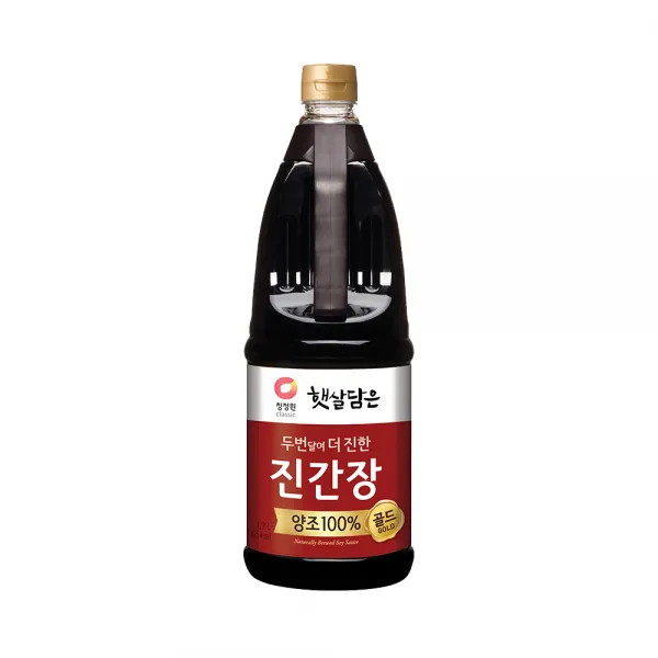 청정원 두번달여 더 진한 진간장골드, 1.7L, 1개