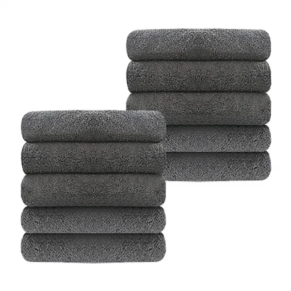 송월타월 컬러무지 호텔 수건 170g 30수 코마사 진회색 10개