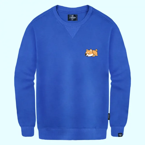 진마니아 슬리핑 시바 루즈핏 빅사이즈 맨투맨 Tl 076