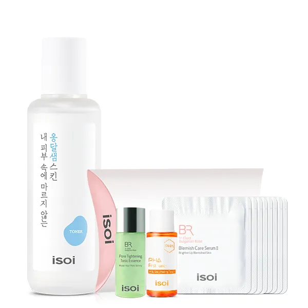 아이소이 내피부속에 마르지않는 옹달샘 촉촉스킨 130ml + 체험키트 6종 1세트