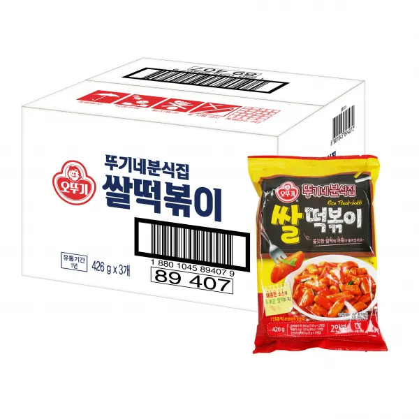 오뚜기 뚜기네 분식집 쌀떡볶이 426g 3개