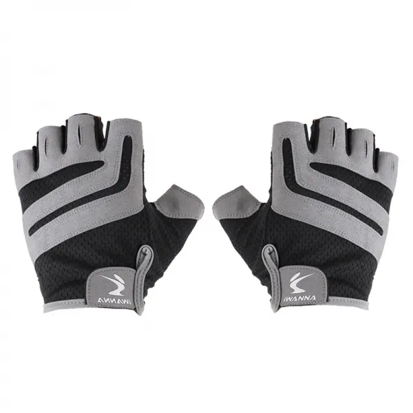 아이워너 트레이닝 글러브 베이직 헬스장갑 좌우 세트 그레이