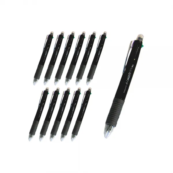 아이비스 포엔원 멀티펜 0.7mm SP01422, 블랙, 12개