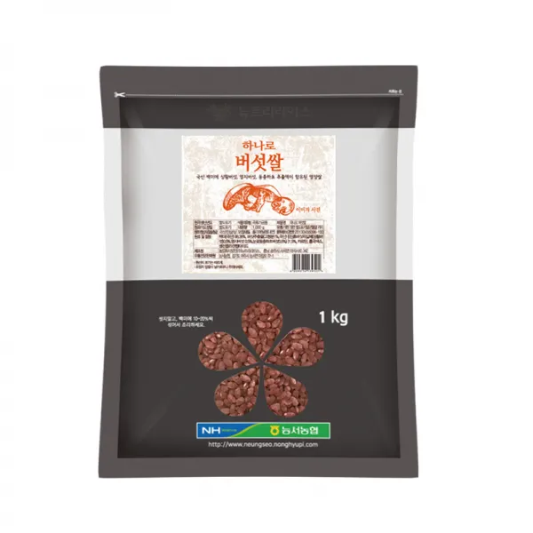 하나로라이스 컬러영양 하나로 버섯쌀, 1kg, 1개