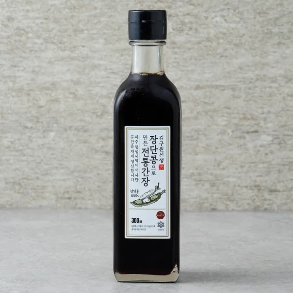 김구원선생 장단콩으로 만든 전통 간장 300ml 1개